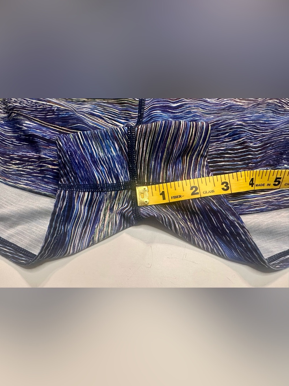 lululemon Speed Up Low Rise Lined Shorts 2.5” Interconnect Blue Multi Size 6 - Picture 10 of 12